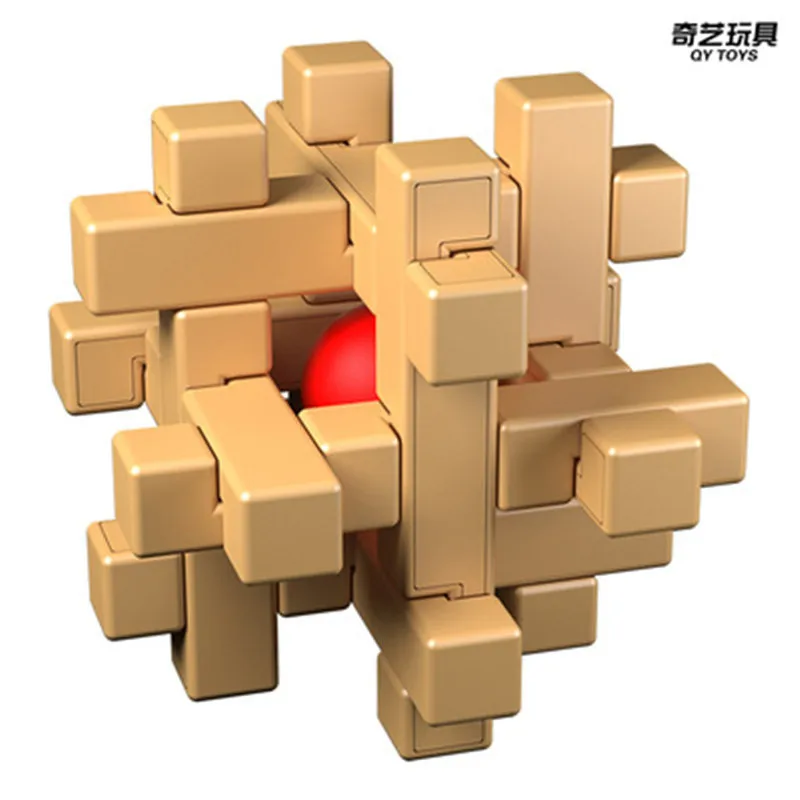 Qiyi нео-Кубы Kongming блокировки Лю Бан замок 3D головоломки волшебный головоломки игры игрушки для взрослых детей антистресс игрушки подарок - Цвет: 13