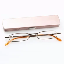 Очки для чтения, Для женщин Для мужчин дальноз очки мини-очки для чтения очки с чехлом+ 1,0 1,5 2,0 2,5 3,0 3,5 4,0 унисекс