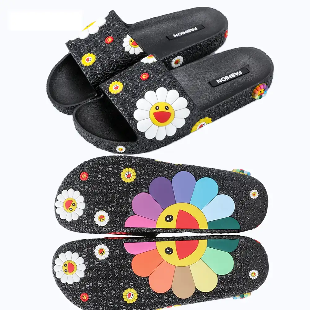 Summer Flats Sunflower Slippers Women 