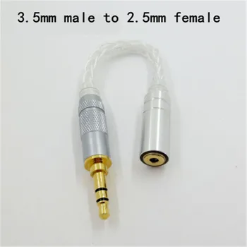 

2.5mm male to 4.4mm female Replacement Audio Cable for ZX300A Headphones 3.5mm male to 2.5mm female Durable 23 AugT0
