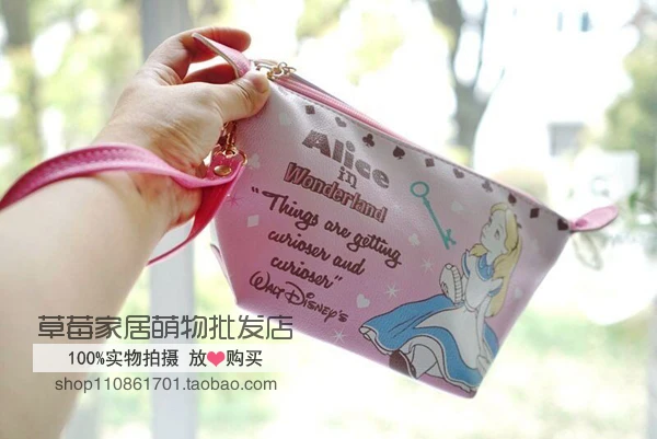 Сказочная принцесса с изображением русалки Ариэль Белль принцесса Алисы Рапунцель Сумка-косметичка хранение туалетных принадлежностей сумка