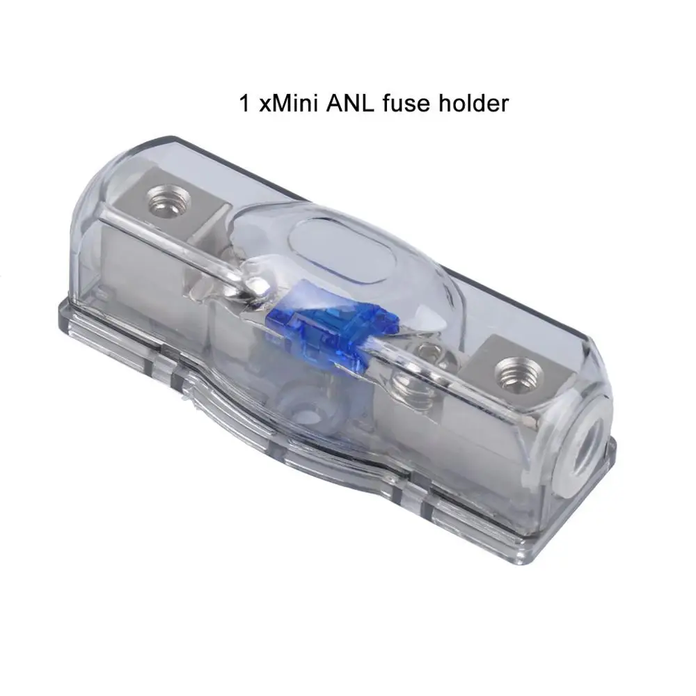 1 PCS 12V автомобиль аудио встроенный MIini держатель предохранителя anl костюм 4/8GA кабель с 60 плавкий предохранитель - Цвет: 1 PCS