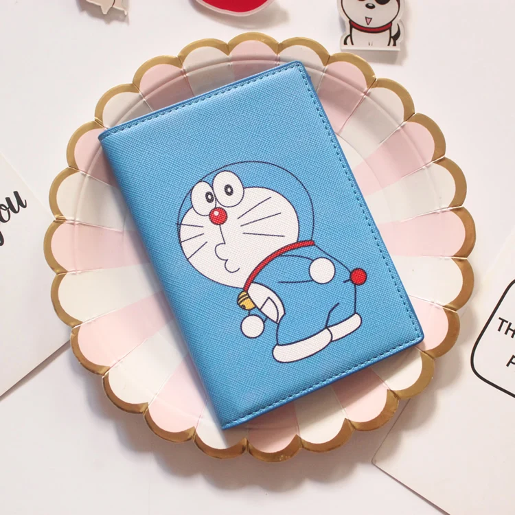27 Doraemon машина кошка мультфильм Обложка для паспорта водонепроницаемый паспорт клип ID держатель карты - Цвет: 27
