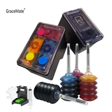 GraceMate 662 Substituto para HP662XL Recarregáveis Cartucho de Tinta para Impressora HP Deskjet 1015 1515 2515 2545 2645 3545 4510 4515 4516 4518