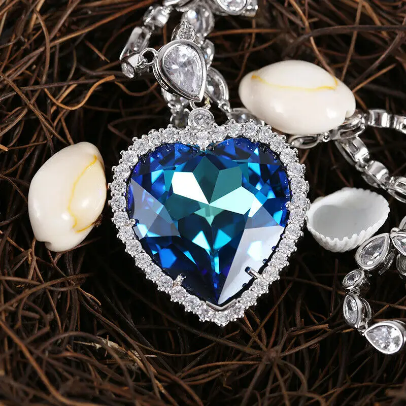 Hope Diamond Titanic Movie Rose Heart Of The Ocean Necklace Rose
