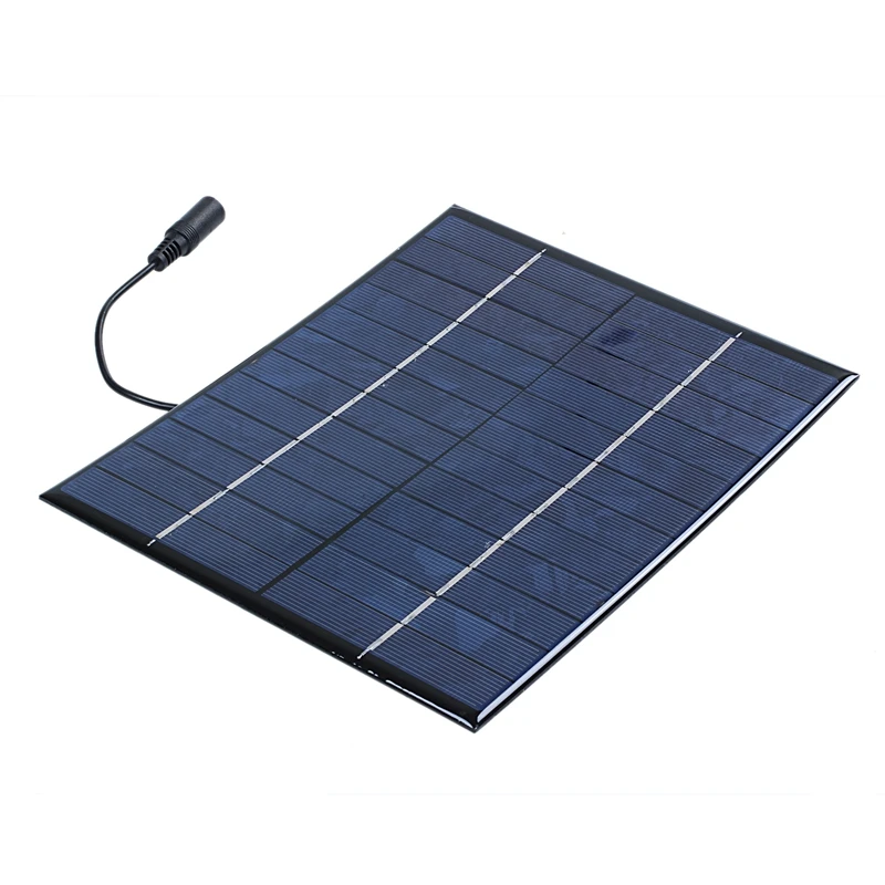 12V 5,2 W Мини Панели солнечные поликристаллические солнечные батареи кремний солнечных батарей эпоксидной смолы DIY модуль Системы Батарея Зарядное устройство+ выход постоянного тока
