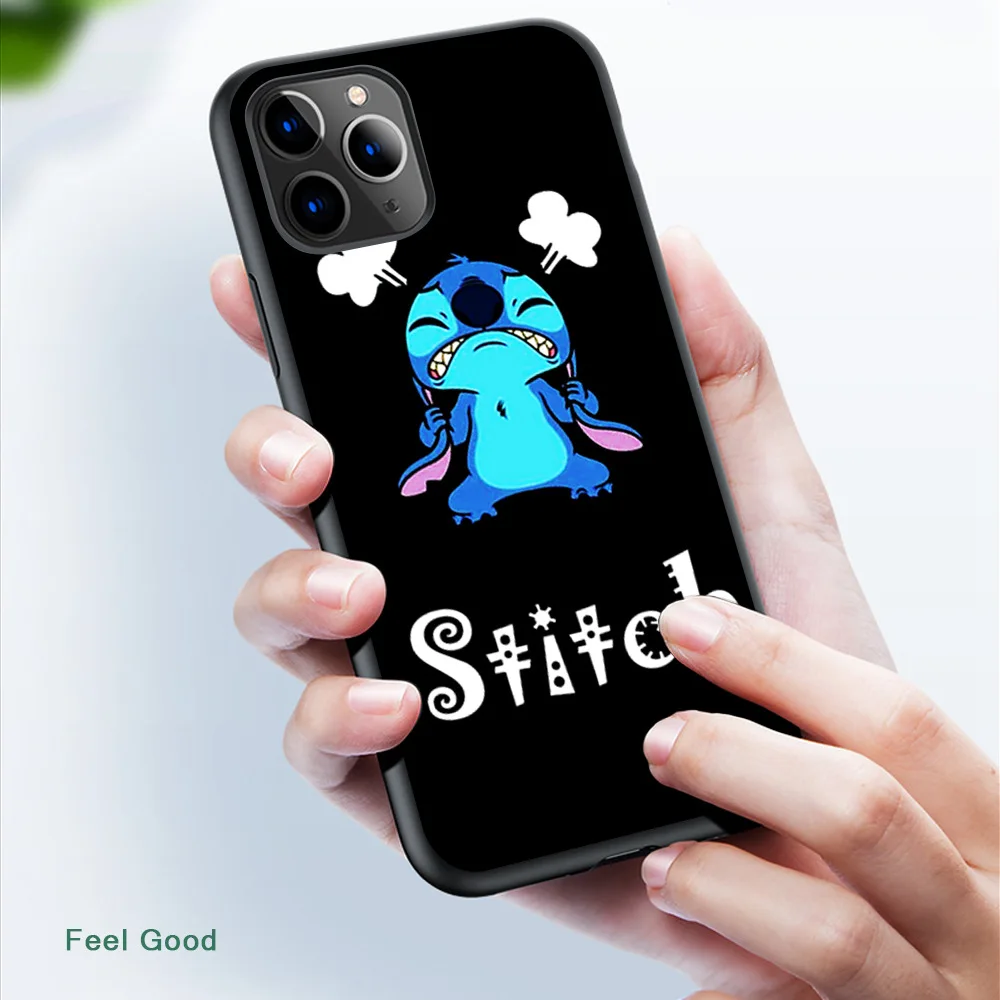 Lilo Stitch Ohana чехол s Мягкий силиконовый чехол для iPhone 11 Pro Max XR XS 5S SE 6 6S 7 8 Plus чехол для телефона TPU Capinha Coque