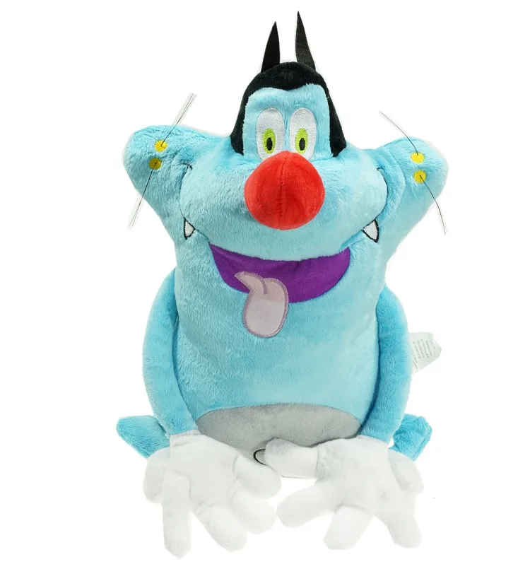 Oggy и тараканы плюшевые игрушки 38 см подарки для детей и взрослых