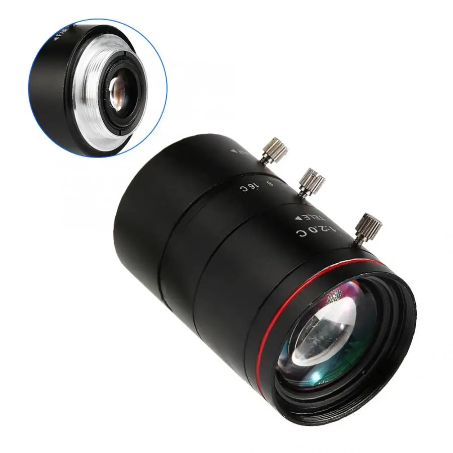 1/1. 8 дюймов 3MP HD объектив камеры 12-36 мм фокусное расстояние Ручная настройка апертуры C крепление наблюдения