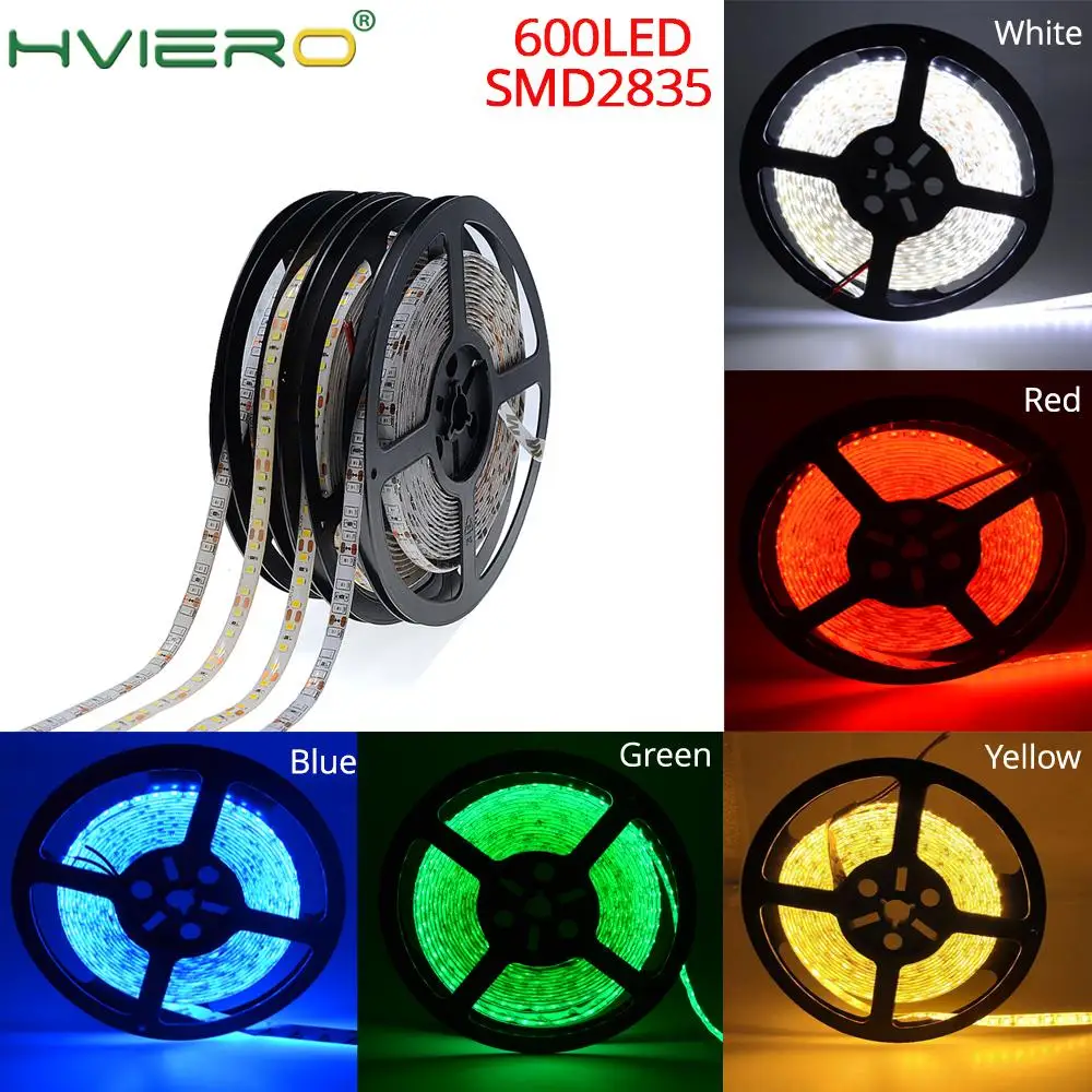 5M 2835 SMD Светодиодные ленты Водонепроницаемый гибкий украшения дома светильник IP65