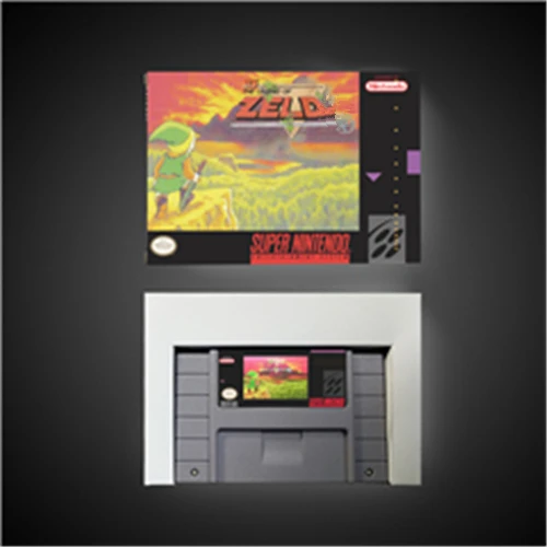 BS The Legend of Zeldaed Remix (карта 1 и Карта 2)-РПГ игровая карта аккумуляторная батарея Версия США Розничная коробка