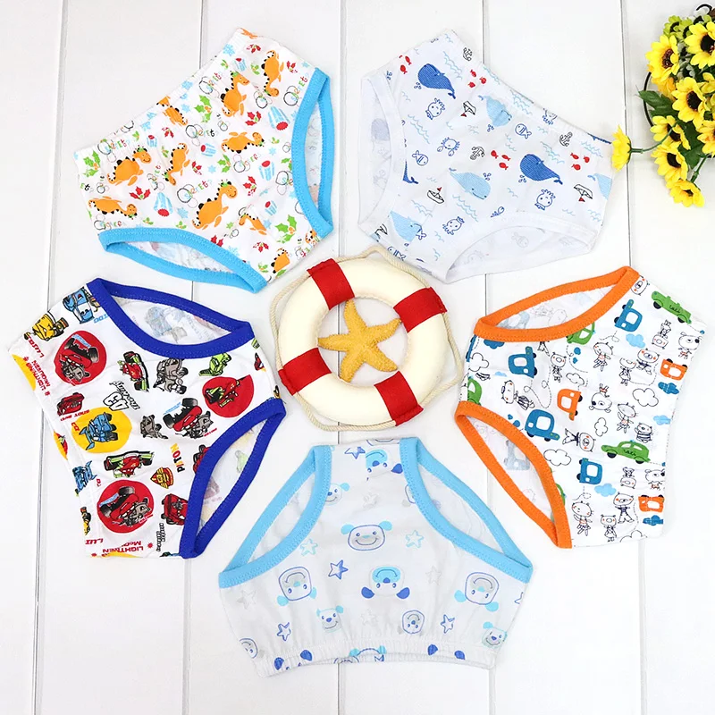 PantiesI5 Детские трусики; 5 шт./лот; Детские костюмы; хлопковое нижнее белье для детей; Одежда для мальчиков; маленьких - Color: PantiesI5