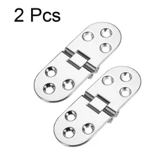 Bisagras de aleación de Zinc para mesa plegable, accesorios de placa abatible, bisagras invisibles para muebles, mesa y puerta de armario, 2 uds.