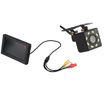 

4.3inch LCD Car DVD CCTV Reverse Rear View Camera Monitor with Car Rear View Camera Universal Backup Parking Camera
