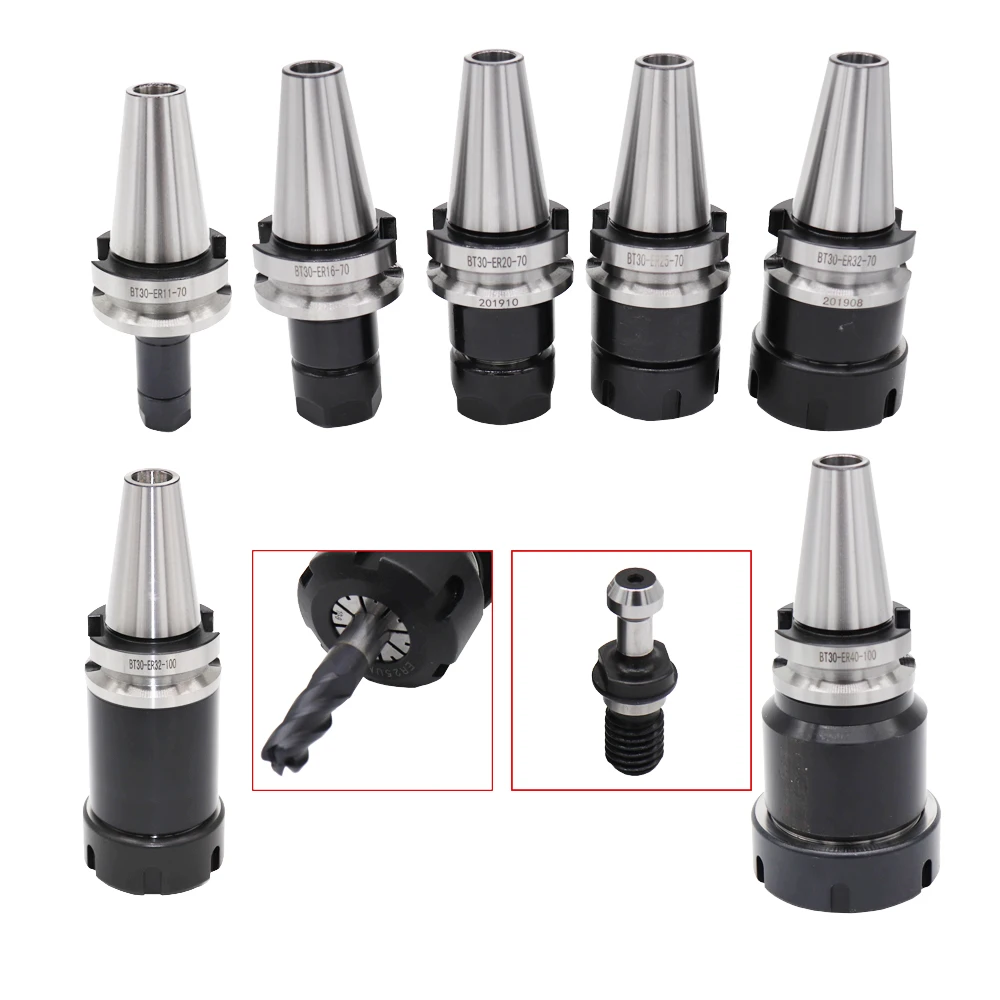 BT30 ER ER11 ER16 ER20 ER25 ER32 ER40-70L/80L/100L Высокая точность хвостовик фножа для CNC