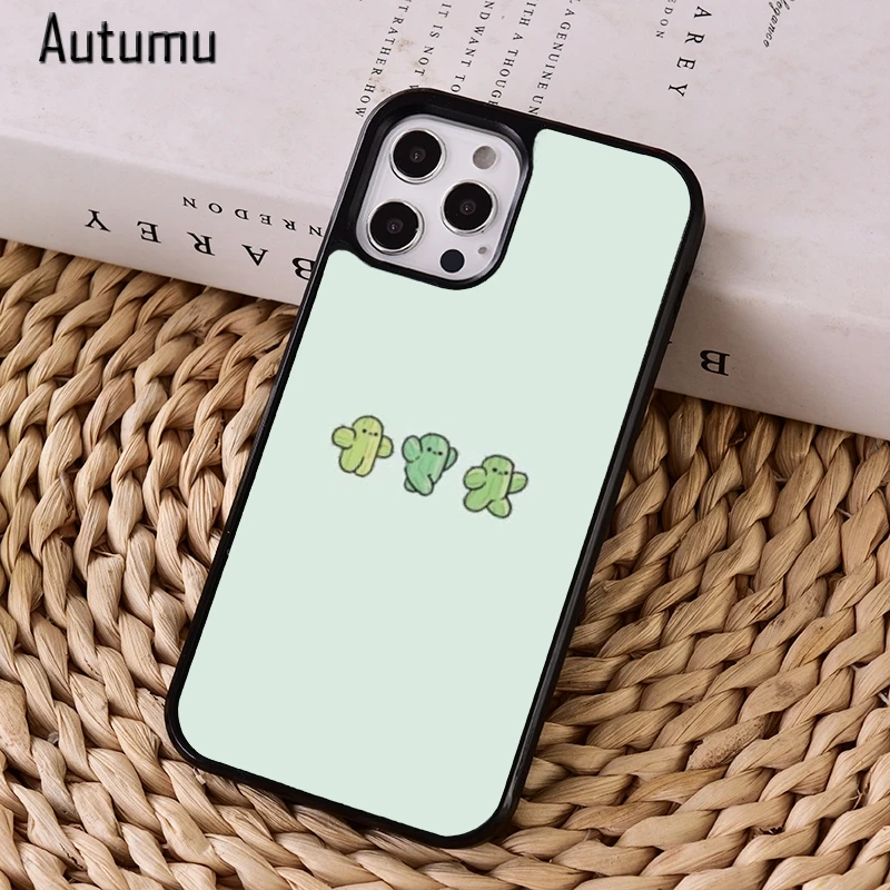 Cute Mint Green Cactus Aesthetic Phone Case Cover For Iphone 12 13 Mini X Xs Xr 11 Pro Max Se 5 6s 7 8 Plus Samsung S9 S10 Mobile Phone Cases Covers Aliexpress