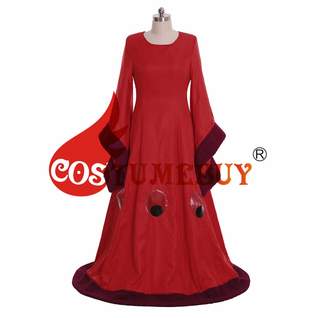 CostumeBuy Звездные войны Принцесса Падме Amidala королева красное платье средневековое женское платье принцессы L920