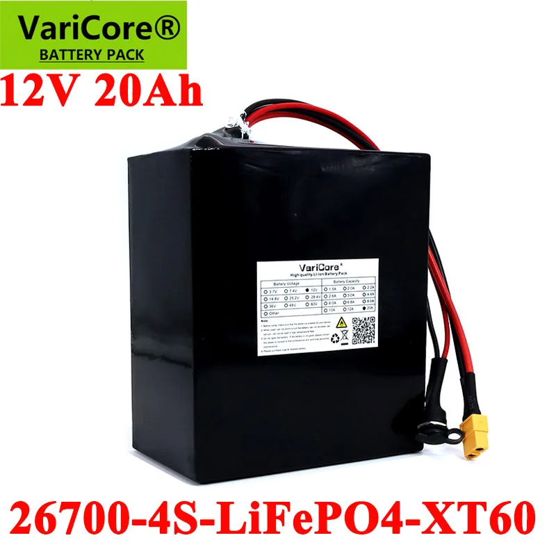 4S5P 12 В 20 Ач 26700 Lifepo4 аккумулятор с 4s 20A максимальный 60A сбалансированный BMS для