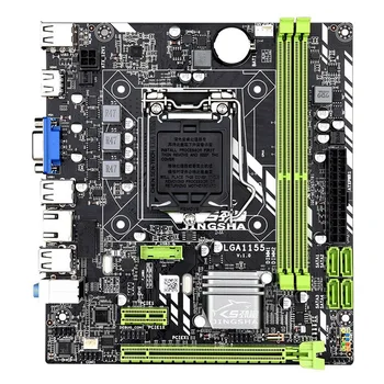 

Jingsha H61B Computer Motherboard, 1155-Pin with I3/I5/I7Cpu Desktop Motherboard, Support Ddr3 Memory Game Kit Motherboard