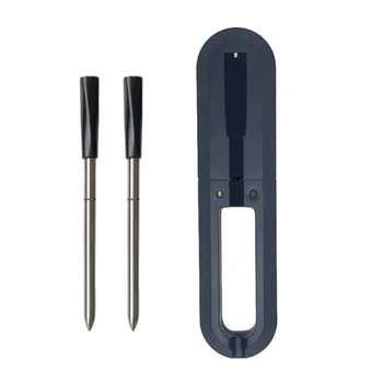 

100% Wireless Digital Bluetooth Probe Thermometer With 2 Sensors APP Control Food Cooking Oven Meat Grill BBQ Thermometer