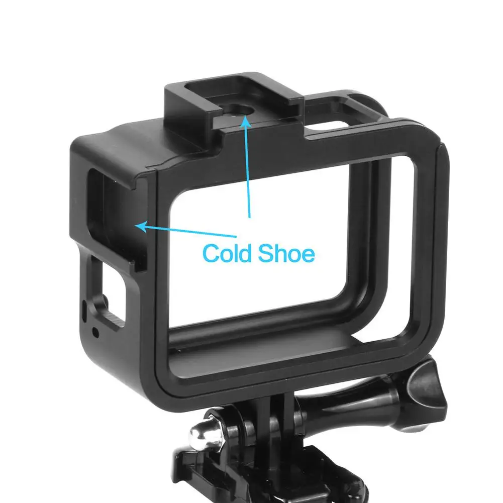 Рамка для камеры Gopro 8 из алюминиевого сплава, собачья клетка, горячие сапоги на холодную погоду, расширенная фиксированная защитная оболочка, аксессуары для камеры