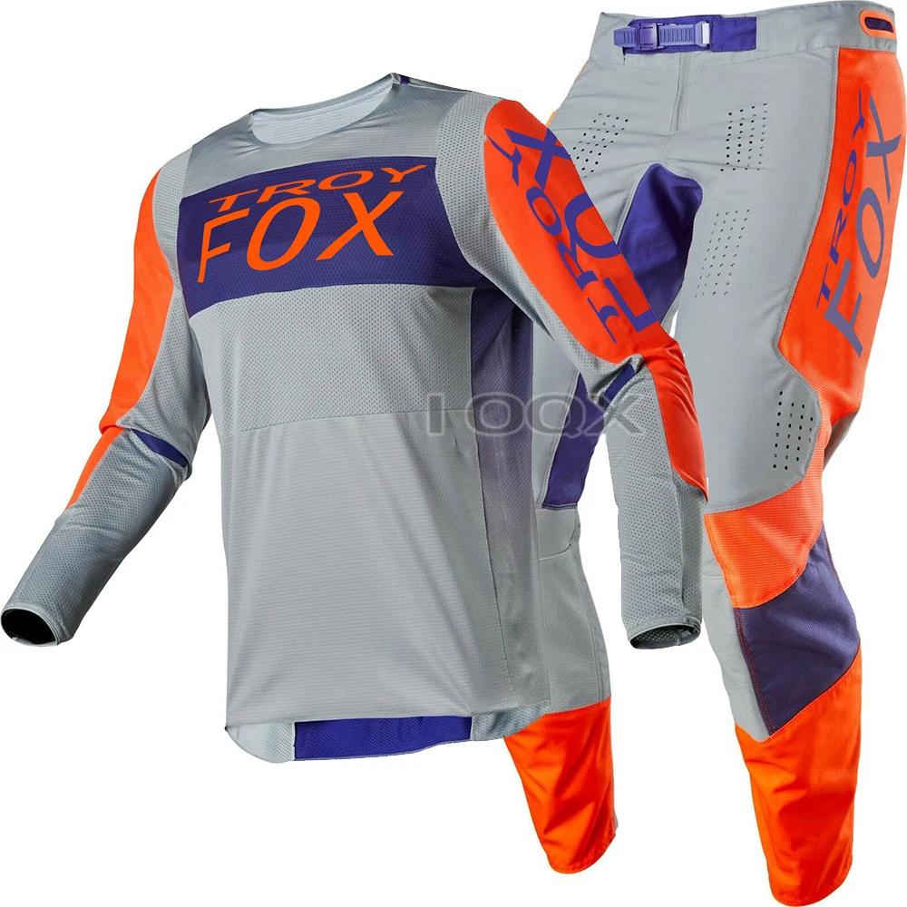 Бесплатная доставка 2020 TROY Fox MX ATV 360 Linc Джерси Брюки взрослые комбинированные