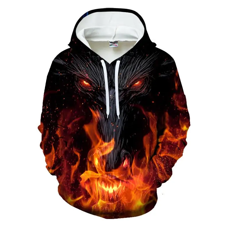 

2019 Mens Flame Geometric Pattern Hoodie 3D Print Hoodies Casual lil peep Sweatshirt Tracksuit Pullover Coat Autumn Streatwear