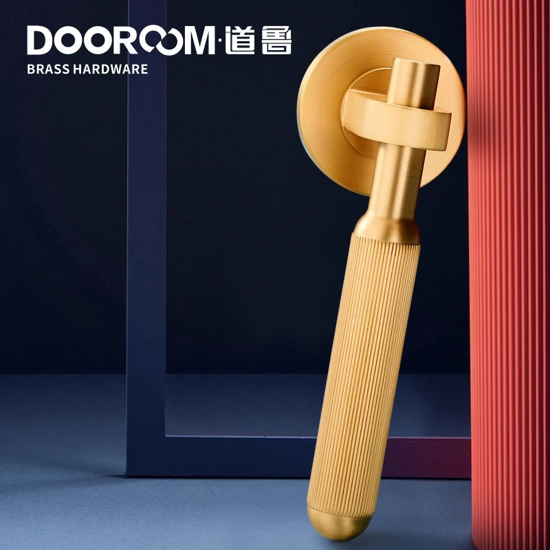 Dooroom латунный дверной рычаг современный светильник роскошный интерьер спальня