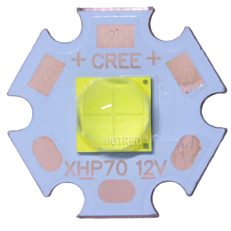 Оригинальный CREE светодиодный xhp70.2 12V6V 30 Вт cree диодный флэш светильник 4292LM сильный