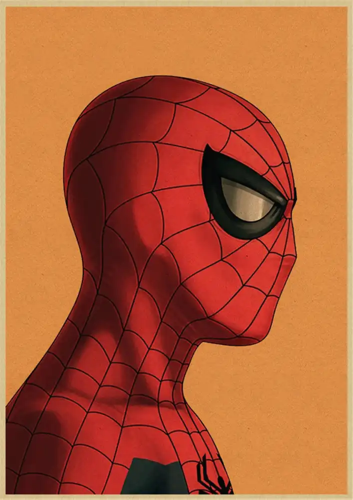 marvel superheroes character vintage posters kraft