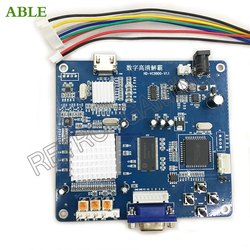 새로운 도착 CGA HDMI 변환기 RGBS / CGA / EGA HDMI 변환 보드 PCB HD 모니터 아케이드 게임 기계