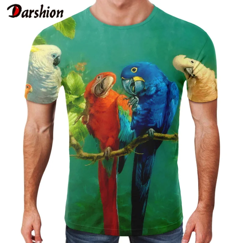 

3D printed Animal T-shirt casual T shirt Little Bird Summer Breathable Elasticity Strong T-shirts High Quality Tees Funny Tshirt