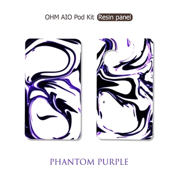 

Multiple colour Dual Resin Ohmaio Pod Vape Kit Panel for Ohm aio Pod Vape Kit with Dripper