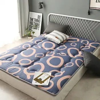 

comfortable Soft Fold Tatami Mattress students dormitory single/double Bedding Mattress Topper Tatami Thick Warm Mat With Straps