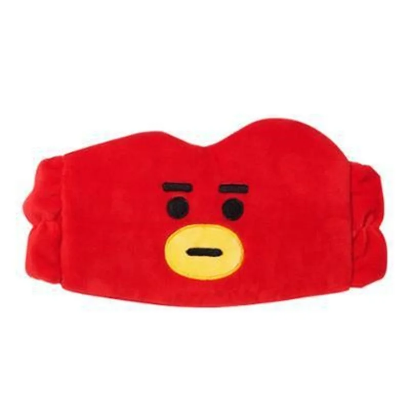 New Kpop Plush Hairband Bangtan Boy Groups Plush Headband For Girls Cartoon Face Washing Clean Makeup Tool Peluches Toys Warm Baby Bodysuits  Baby Rompers