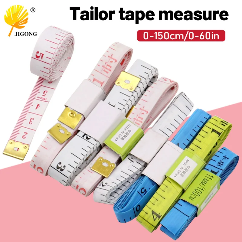150cm 60\ Vinyl Tape Measure Tailor Tool Cm/inch Clothes Measure  Measurement Ruler Chest Hips Waist Size Standard Tape J6pc - Tape Measures  - AliExpress