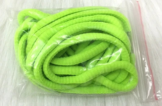Fluorescent green Классические круглые шнурки для отдыха шнурки для спортивной обуви уличные мужские и женские высококачественные шнурки Модные Разноцветные 1 пара - Цвет: Fluorescent green