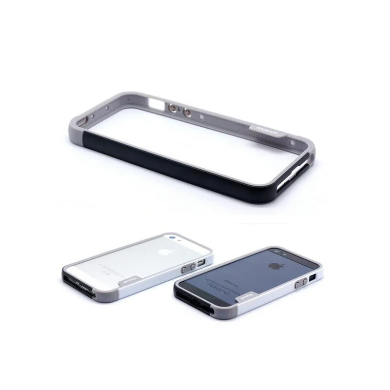 Laumans для apple iphone 5s Многоцветный Бампер рамка чехол Мягкий ТПУ силиконовый 2 цвета в