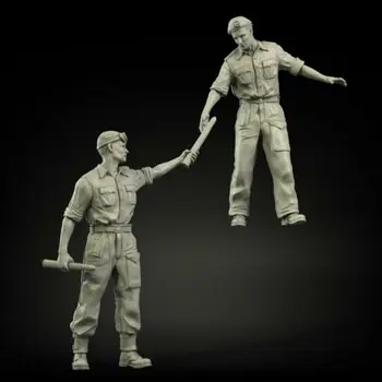 

1/35 ancient Officers British Loading Set include 2 Resin figure Model kits Miniature gk Unassembly Unpainted