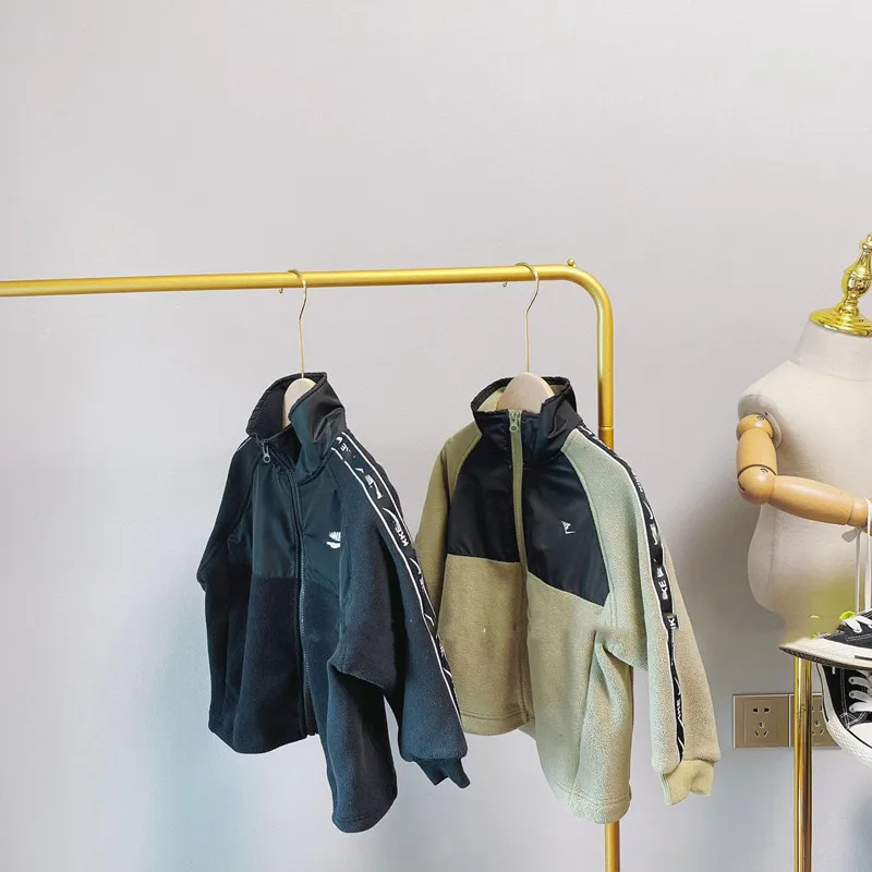 

Children's Winter Coat, 2020 New granular nap casual coat, casual fashion, 3-8 years old boy clothes