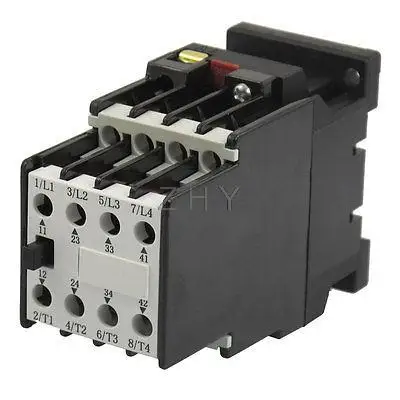 

380V 50Hz Coil 5.2A Ie 3 Pole 2NO 2NC 660V Ue 4KW AC Contactor