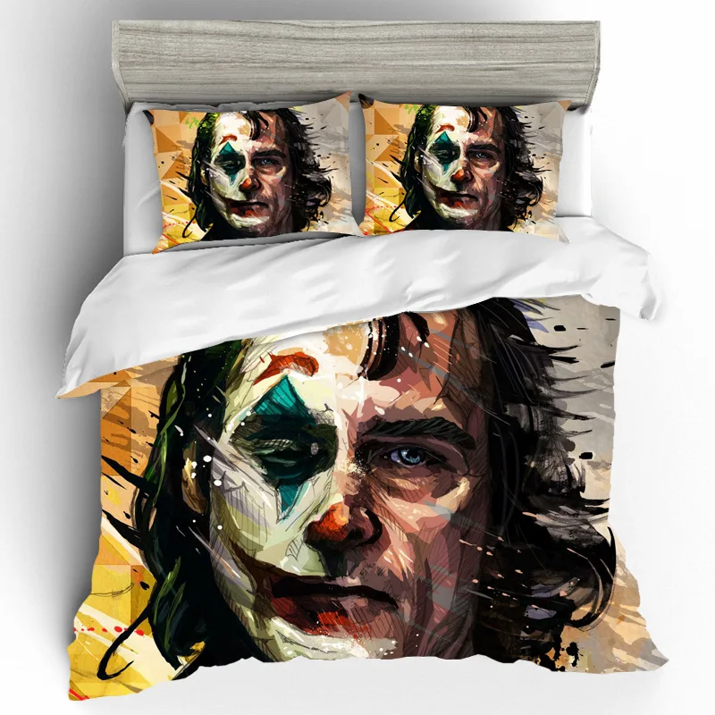 

Cool Joker Bed Linen Set It Home Textile Cotton Duvet Cover Single Queen King Size Bedding Set Bed Sheet Pillowcases Bed Linen