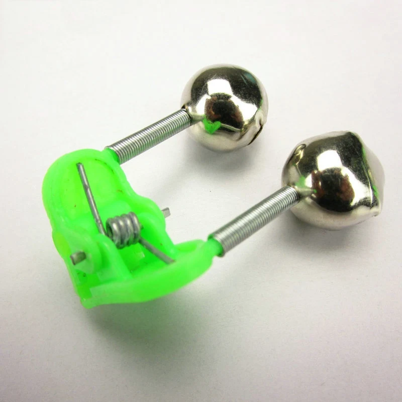 

5pc Outdoor Fishing Alarm Clip Outdoor Dual Alert Bells Rings Pole Clamp Bite Bait Bells Alarm Bells Fishing Accessories Tool