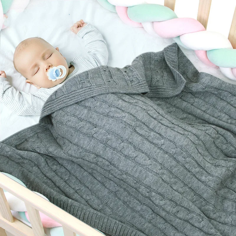 Baby Blanket Newborn Baby Cotton Sleeping Bag Swaddle Soft Receiving Blanket Spring Autumn And Winter Baby Crib Warm Air Conditioner Quilt
