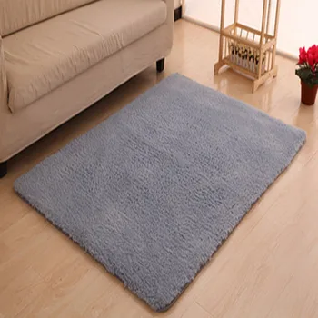 

Brand New Thicken Window Tatami Carpet Solid Living Room Area Fluffy Mats Shaggy Rug Fuzz Mat Bedroom Blanket AA