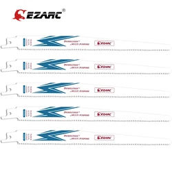 EZARC hojas de sierra recíproca, hojas de sierra de sable bimetálicas de cobalto para multiusos, 225mm/9 pulgadas, 10/14TPI, R925DG, 5 paquetes
