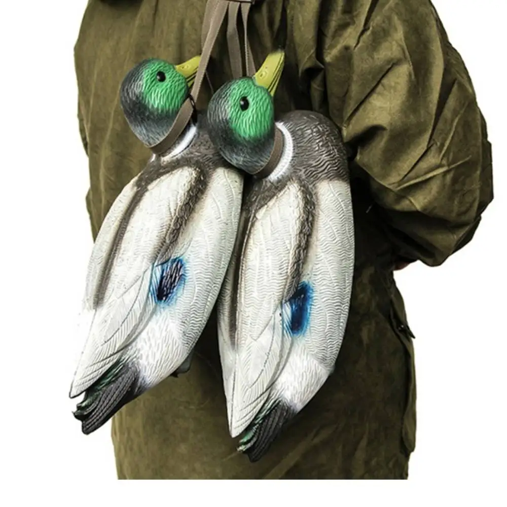 GUGULUZA Durable Leather Birds Hanger Duck Carrier Game Carrier Bird Strap for Stuffed Decoy Goose/Duck/Birds Hunting Decoys bird carrier