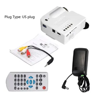 

UC28+ Mini Portable 1080P HD Projector Home Cinema Theater Upgraded HDMI Interface Home Entertainment Device Multimedia Player