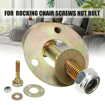 

Screw Nut Bolt Kit Furniture Accessories 1 Set Of Rocking Large Bearing Chair Chair Connector Connector Furniture Rocking T6G1