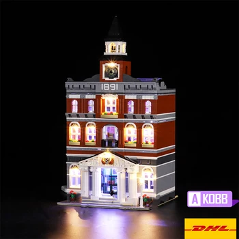 

City street view Gemeentehuis building blocks with 10224